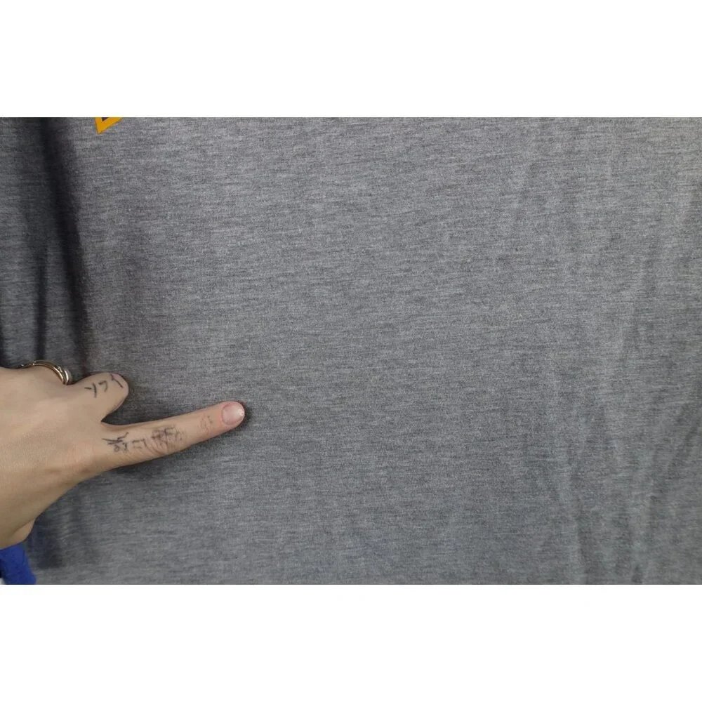 Nike Mens Large Faded Milwaukee Brewers Baseball 3/4 Sleeve Raglan T-Shirt Gray - Picture 8 of 16